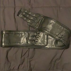 Authentic Herve Leger Paris Leather Belt